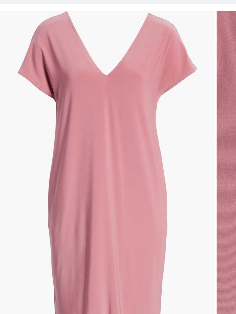 Halogen Dusty Rose Pink V-Neck Tee